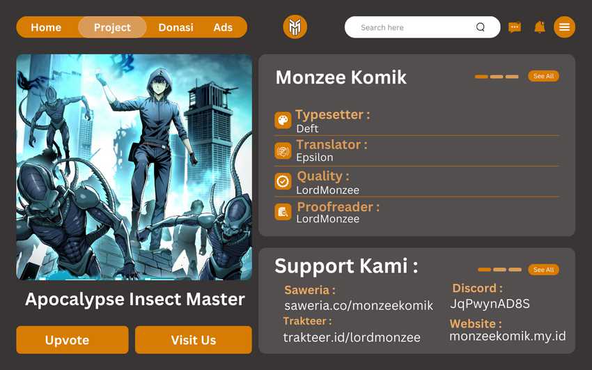 Apocalypse Insect Master Chapter 1 – halaman 1