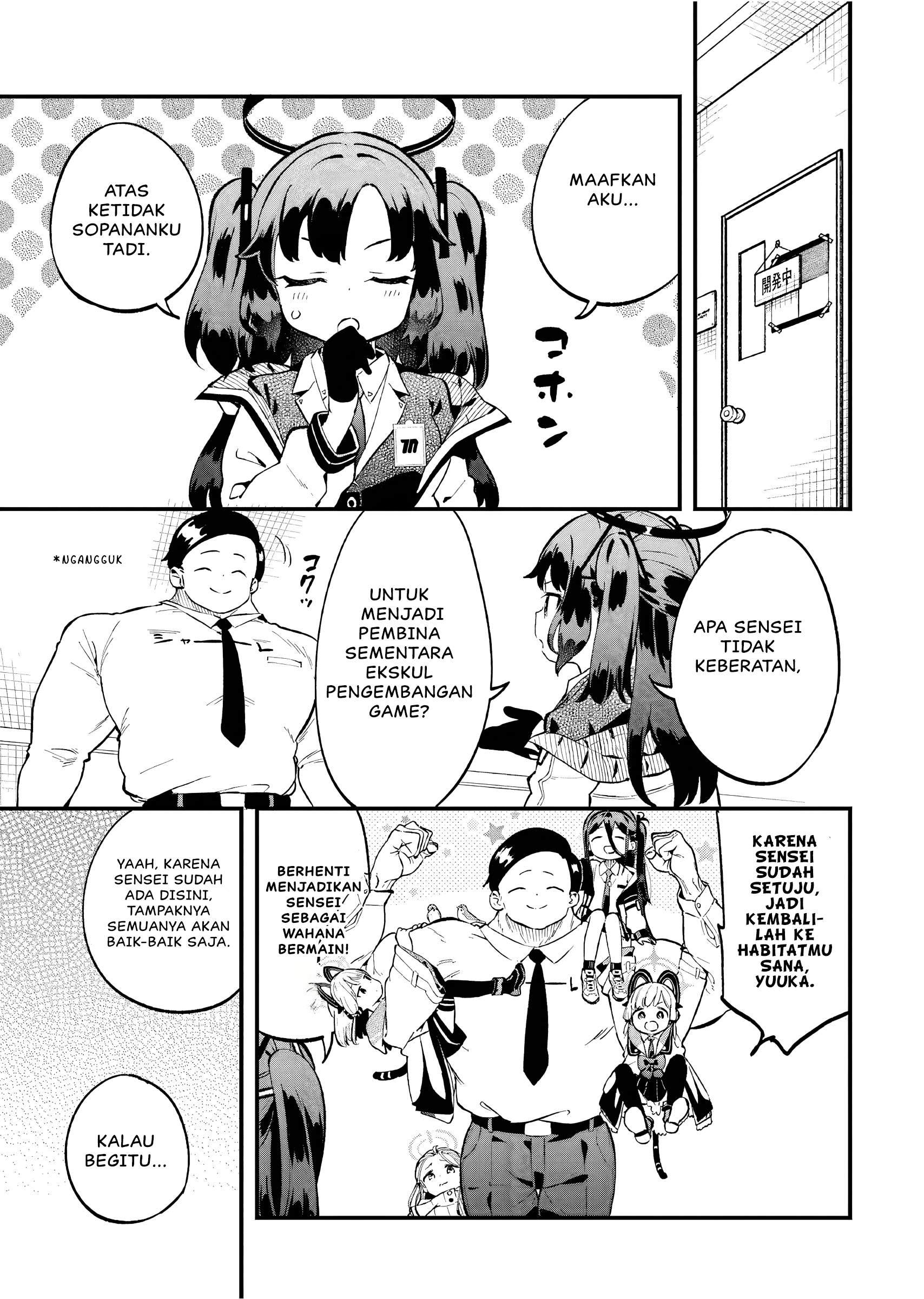 Blue Archive - Game Kaihatsubu Dai Bouken! Chapter 1 – halaman 19
