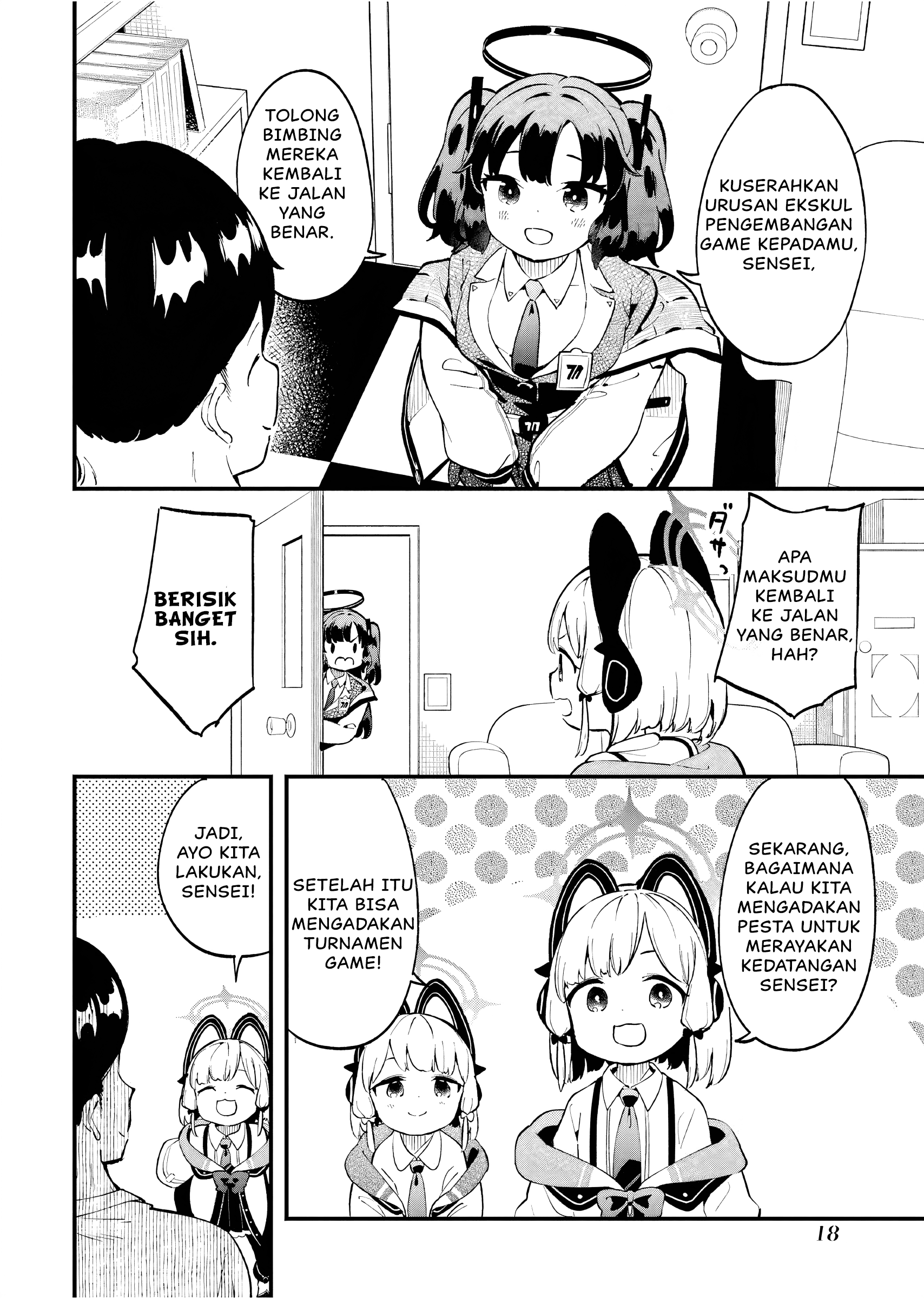 Blue Archive - Game Kaihatsubu Dai Bouken! Chapter 1 – halaman 20