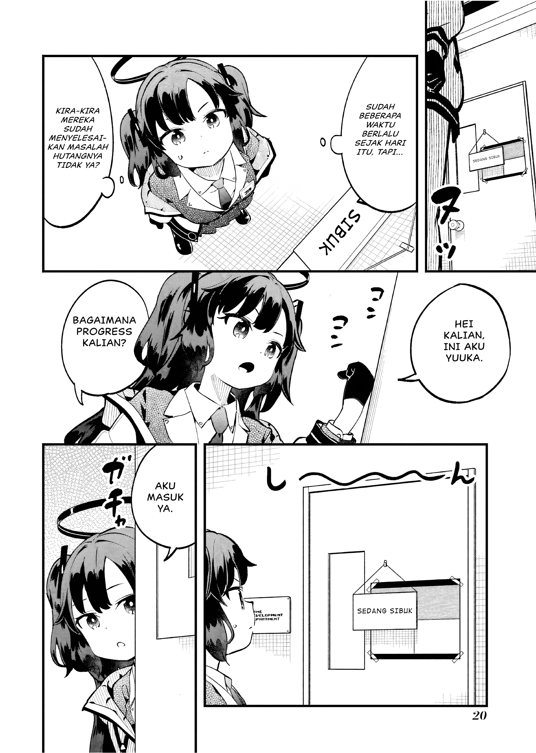 Blue Archive - Game Kaihatsubu Dai Bouken! Chapter 1 – halaman 22