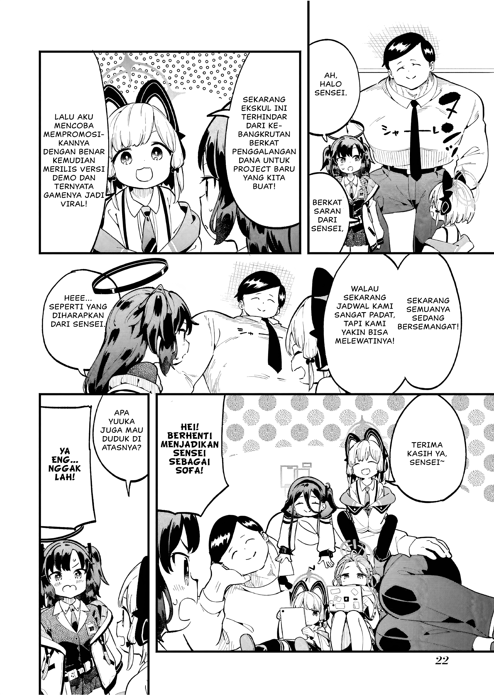 Blue Archive - Game Kaihatsubu Dai Bouken! Chapter 1 – halaman 24