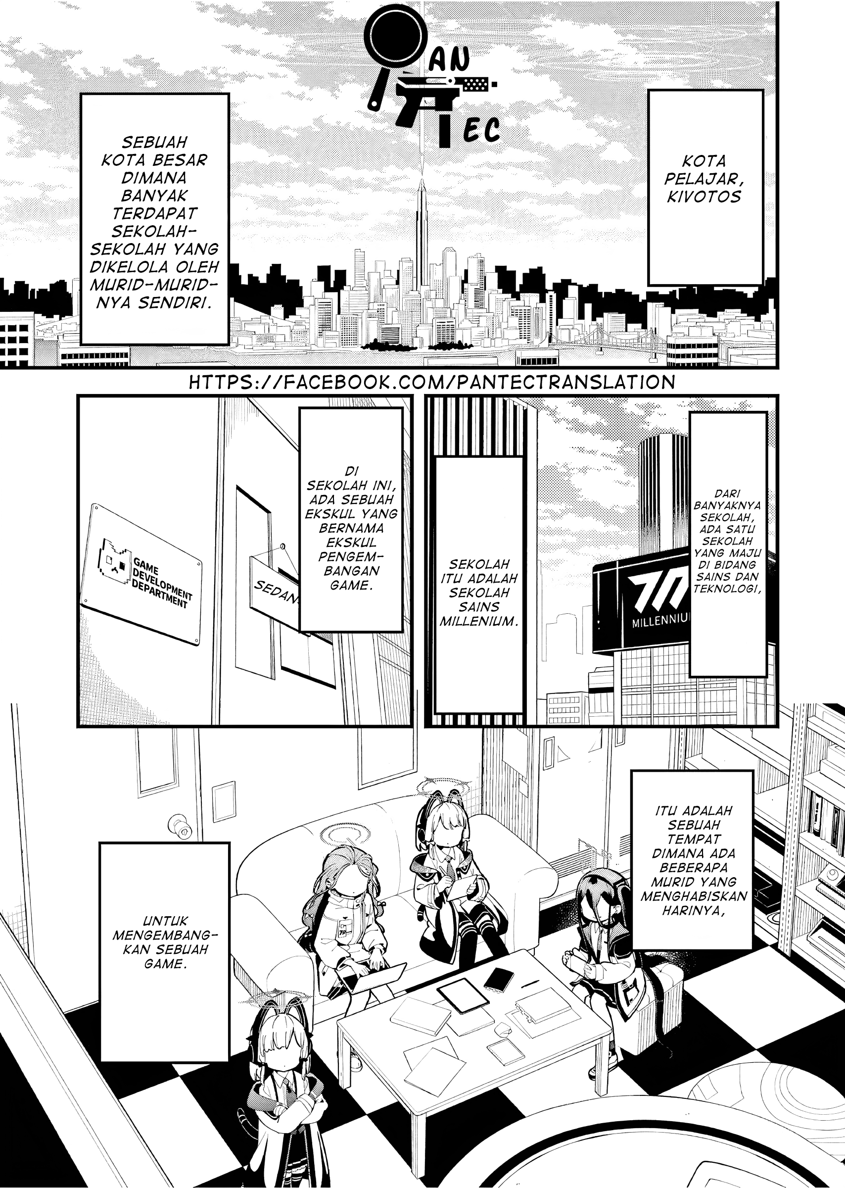 Blue Archive - Game Kaihatsubu Dai Bouken! Chapter 1 – halaman 3