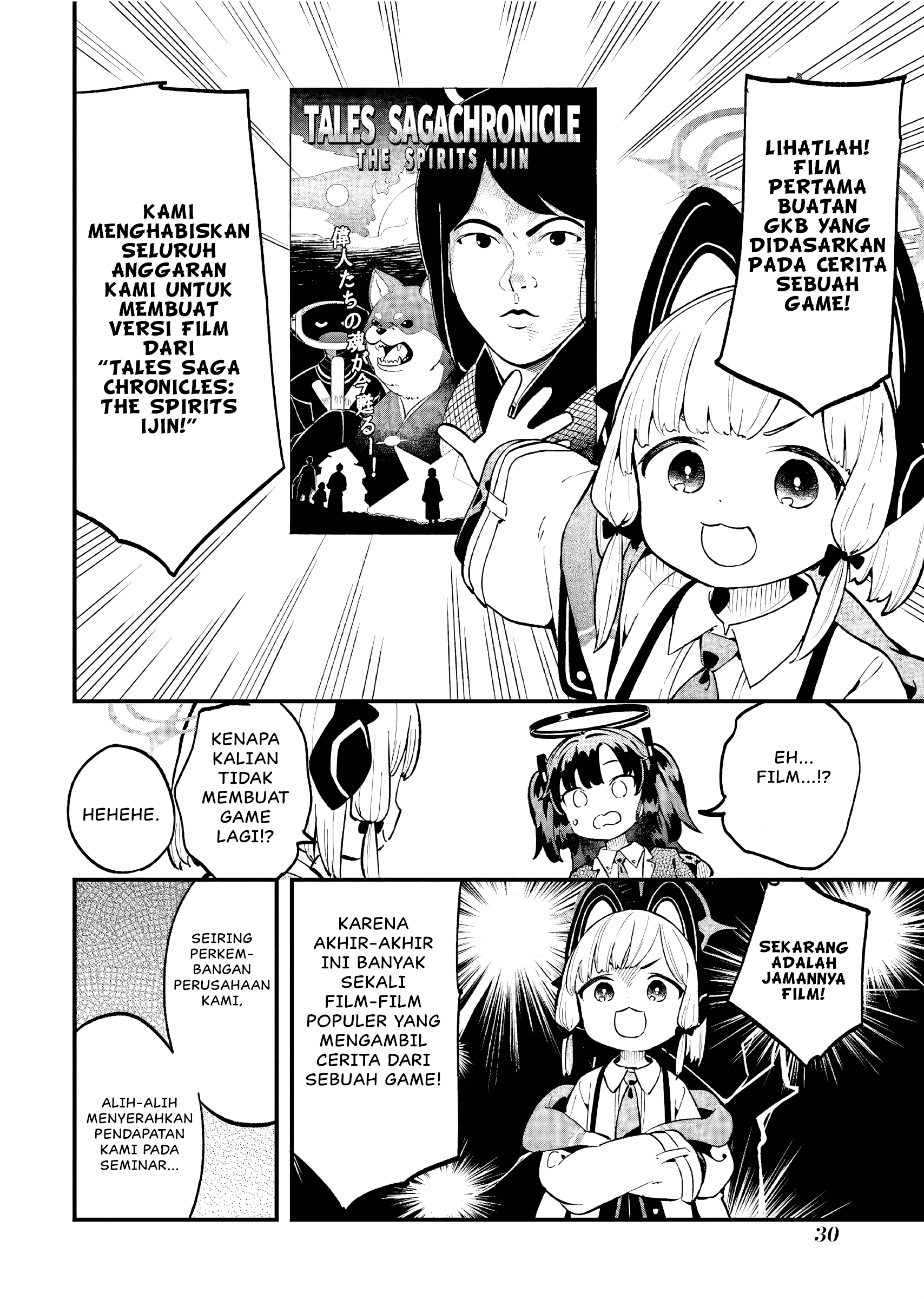 Blue Archive - Game Kaihatsubu Dai Bouken! Chapter 1 – halaman 32