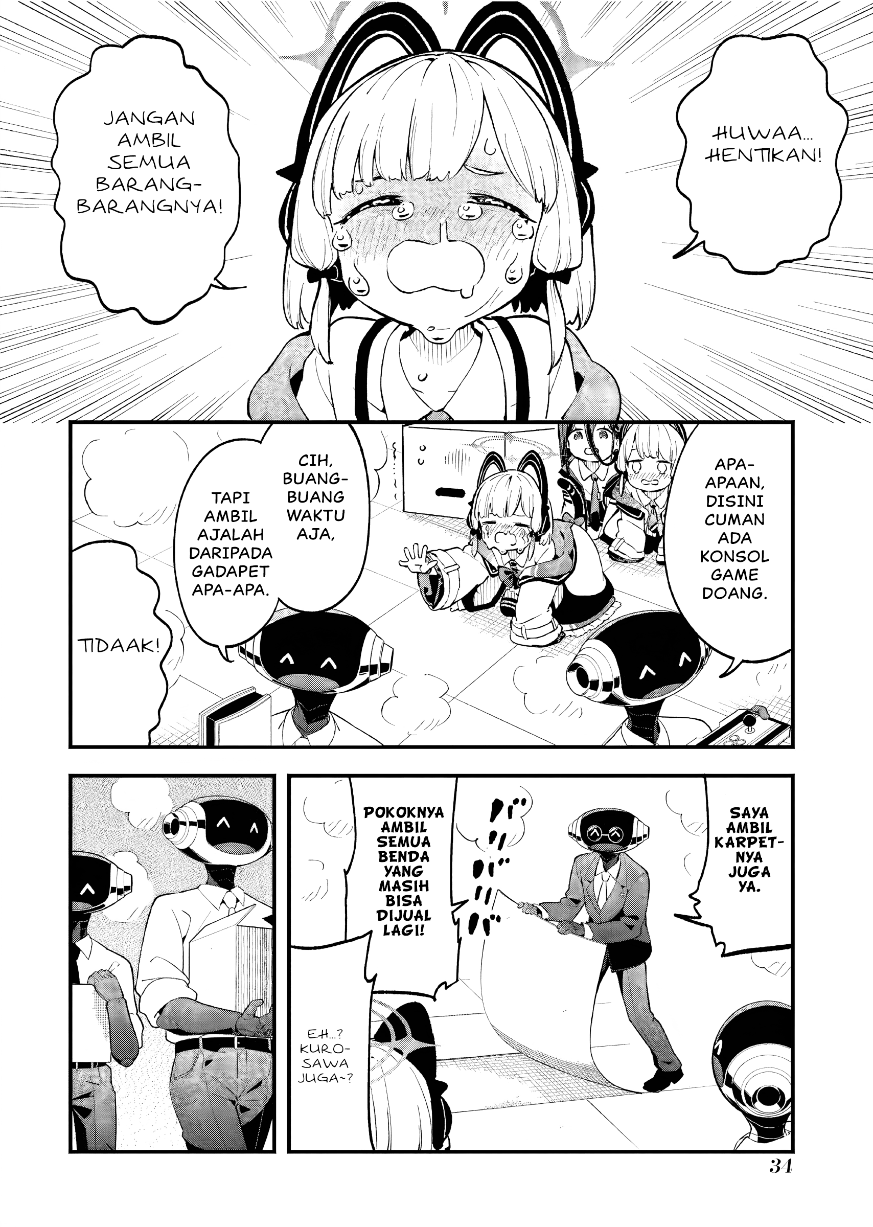 Blue Archive - Game Kaihatsubu Dai Bouken! Chapter 1 – halaman 36