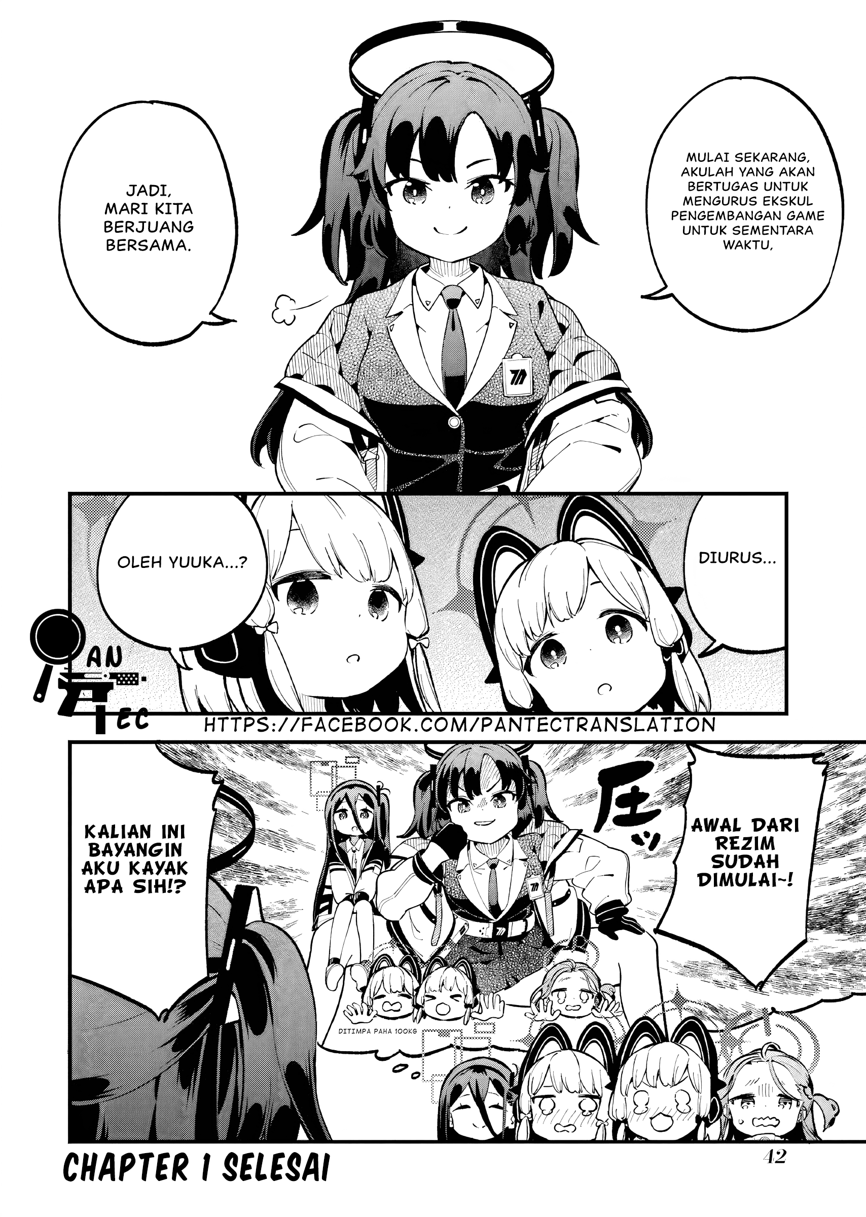 Blue Archive - Game Kaihatsubu Dai Bouken! Chapter 1 – halaman 44