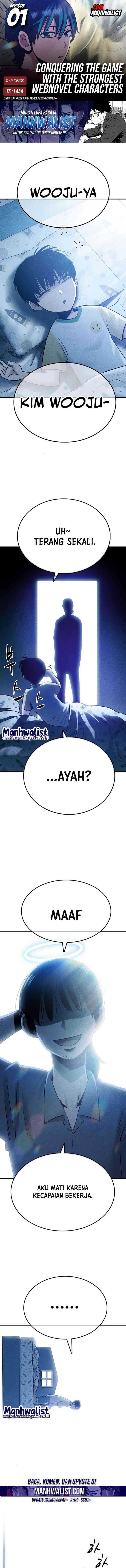 Conquering the Game With the Strongest Webnovel Characters Chapter 1 – halaman 1
