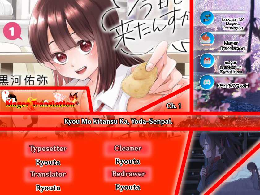 Kyou mo Kitansu ka, Yoda-senpai. Chapter 1 – halaman 1