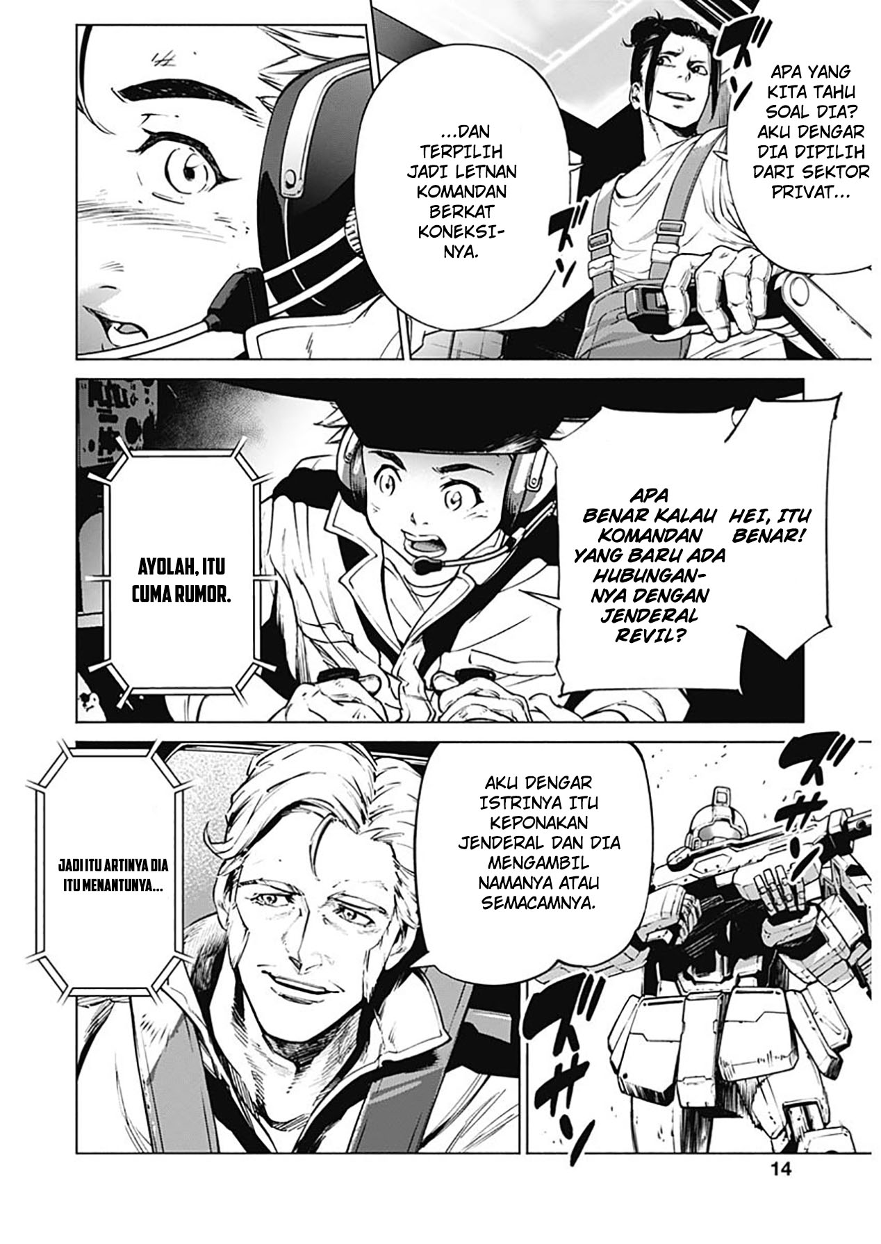Mobile Suit Gundam Rust Horizon Chapter 1 – halaman 14