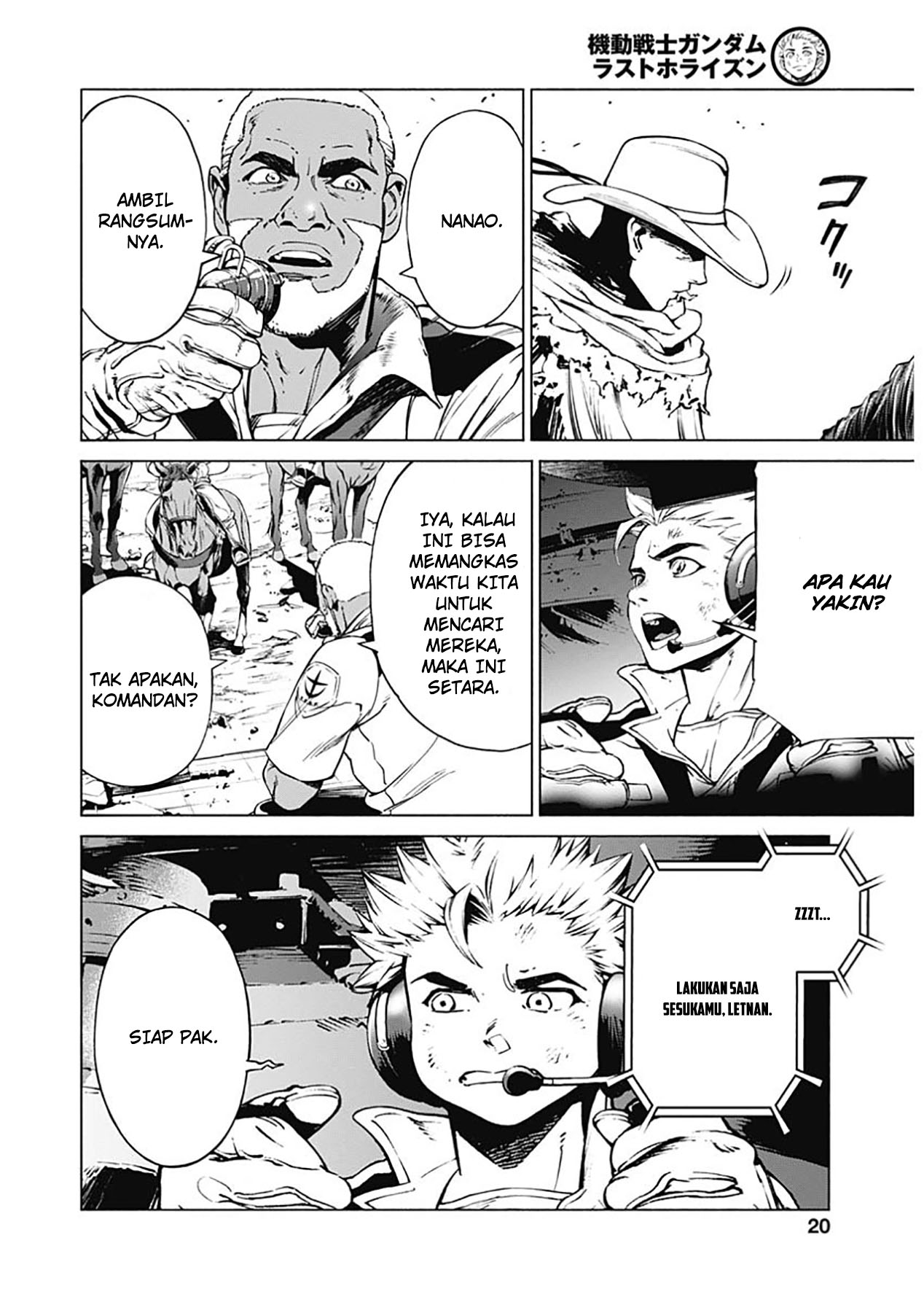 Mobile Suit Gundam Rust Horizon Chapter 1 – halaman 20