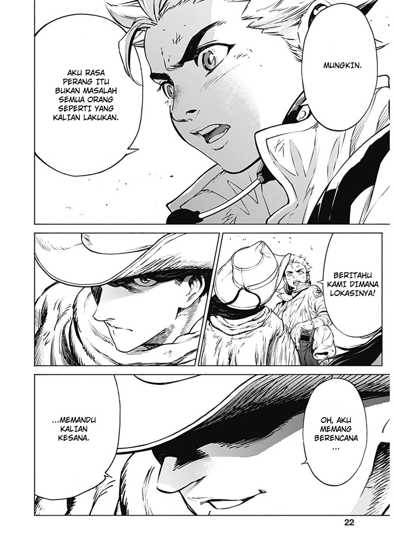 Mobile Suit Gundam Rust Horizon Chapter 1 – halaman 22