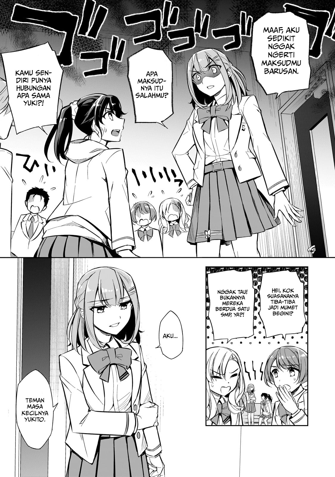 Ore ni Trauma wo Ataeta Joshitachi ga Chirachira Mitekuru kedo, Zannen desu ga Teokure desu Chapter 1 – halaman 27