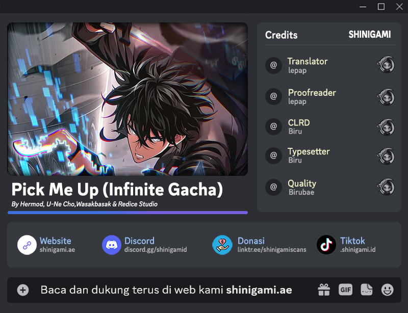 Pick Me Up (Infinite Gacha) Chapter 109 – halaman 1