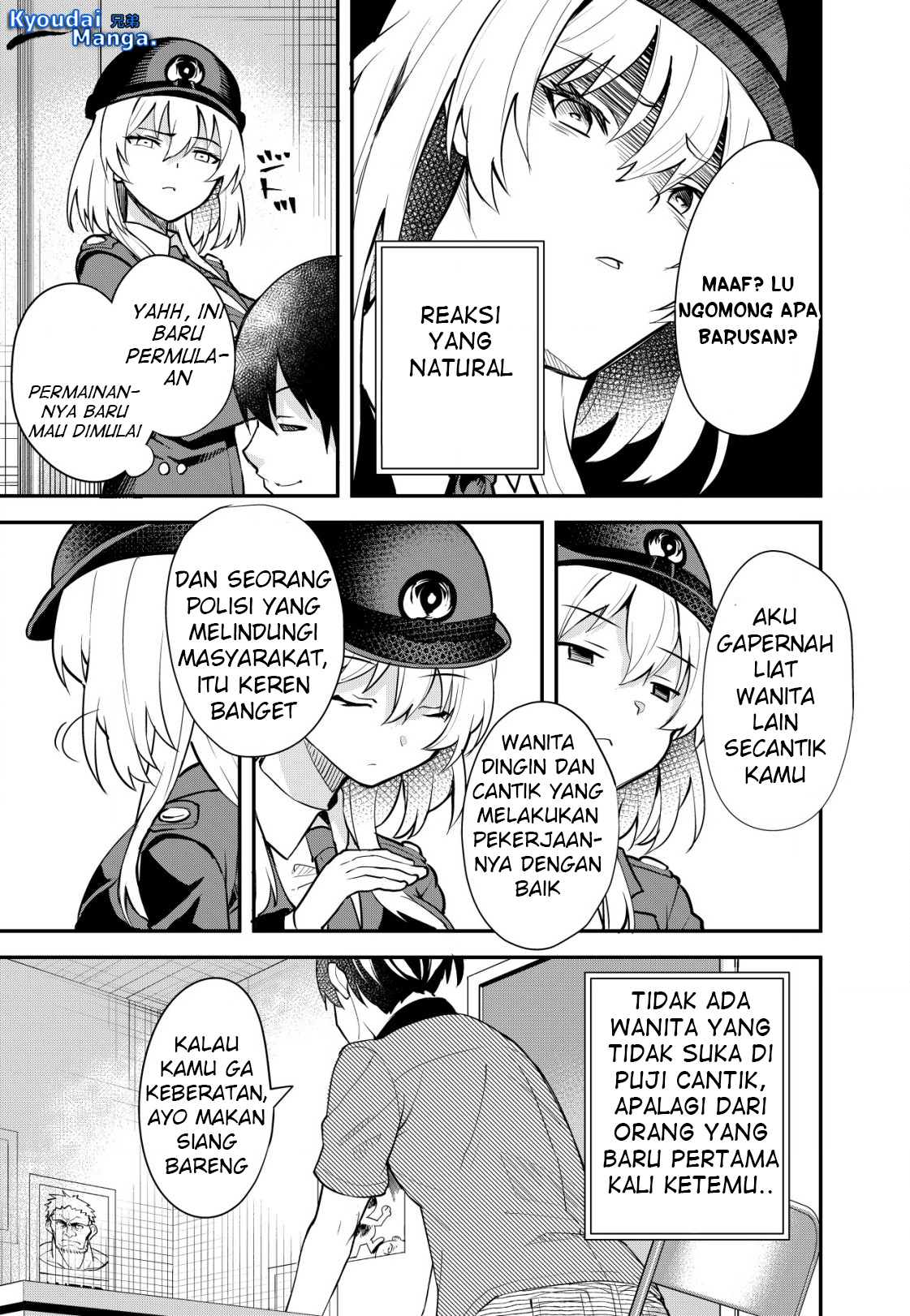Sagishi to Keisatsukan no Rennai Kyori Chapter 1 – halaman 18