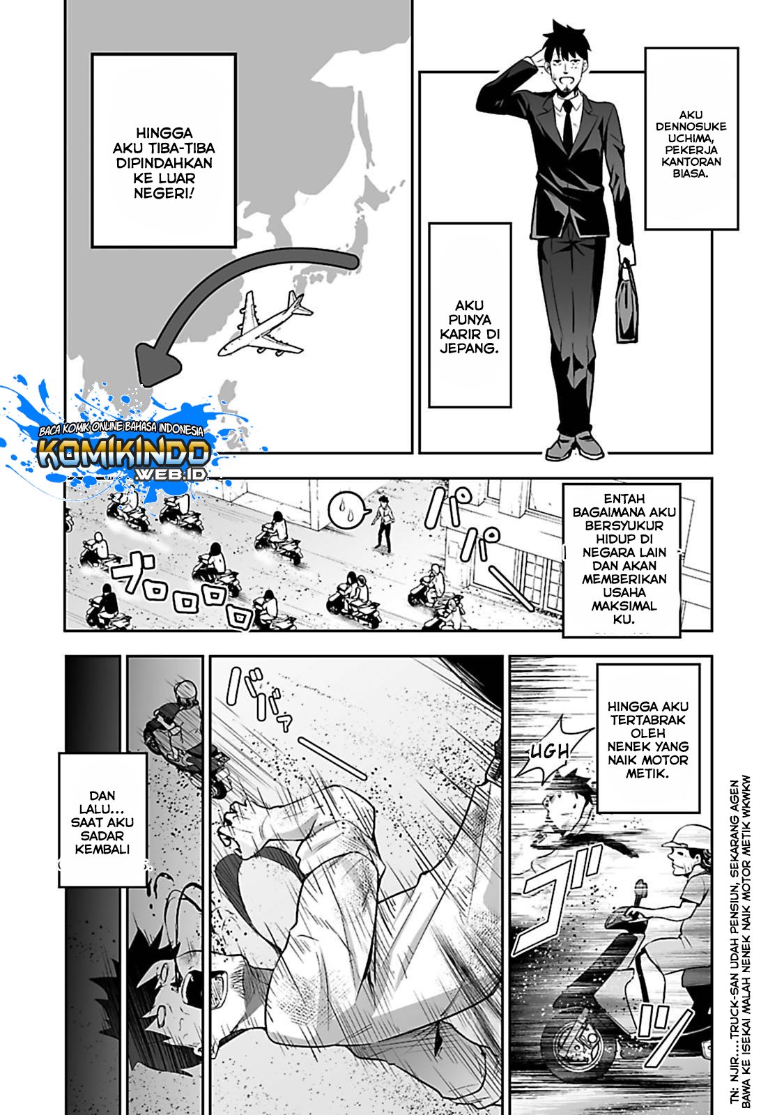 Sarariiman ga Isekai ni Ittara Shitennou ni Natta Hanashi Chapter 1 – halaman 7