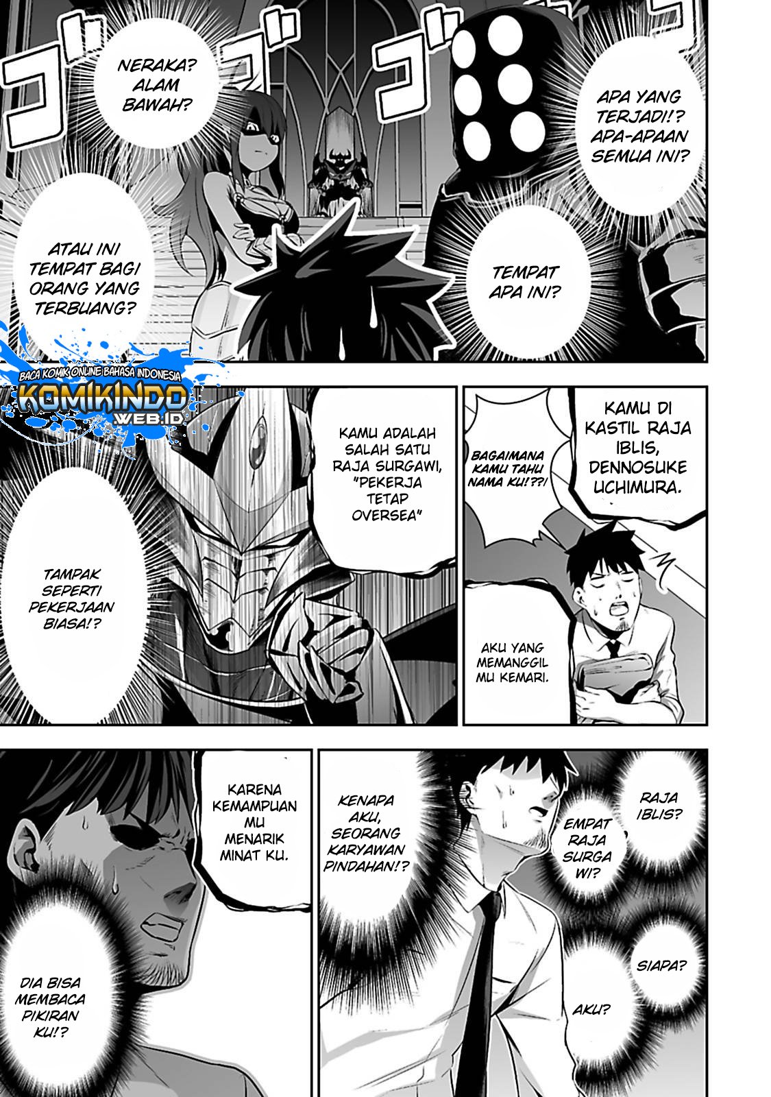 Sarariiman ga Isekai ni Ittara Shitennou ni Natta Hanashi Chapter 1 – halaman 8