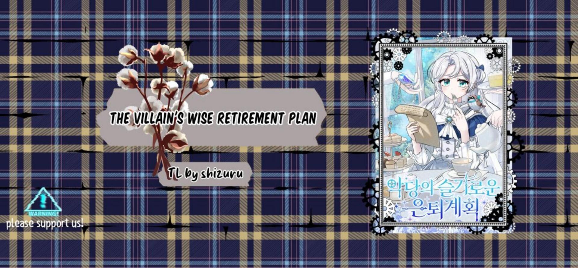 The Villain's Wise Retirement Plan Chapter 1 – halaman 1
