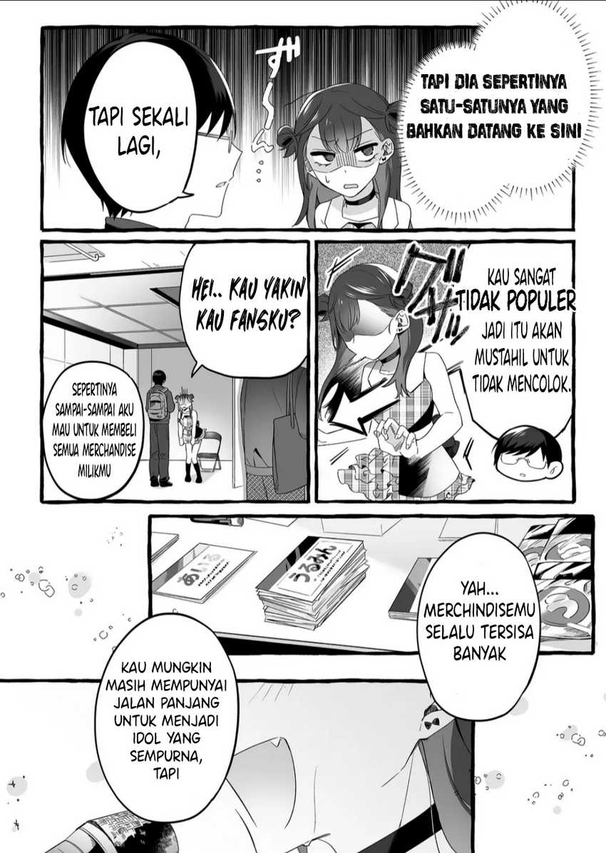 Damedol to Sekai ni Hitori Dake no Fan Chapter 1 – halaman 11