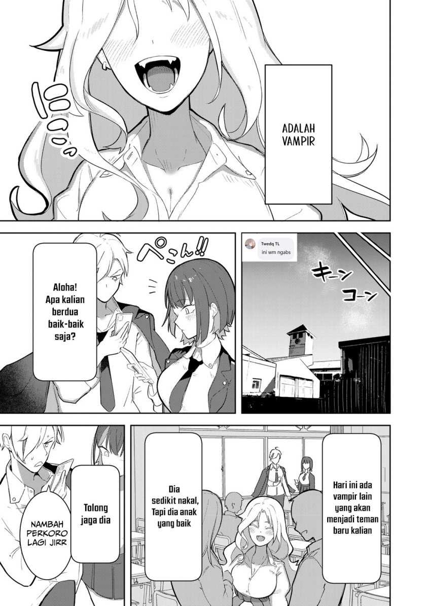 Kyuuketsuki-san wa Chitoraretai Chapter 1 – halaman 11