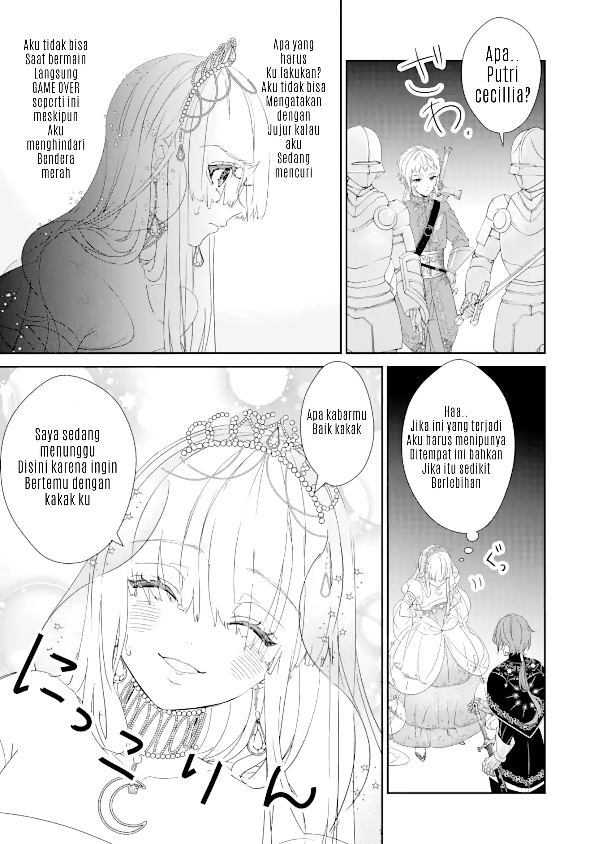 The Newbie Princess Doesn't Want a Game Over! Survive Through the Power of Simping Chapter 0.3 – halaman 11
