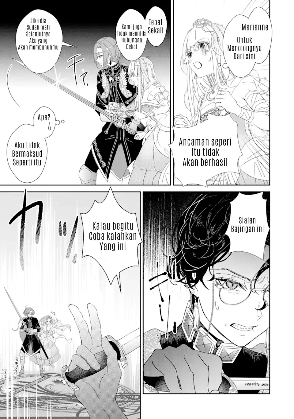 The Newbie Princess Doesn't Want a Game Over! Survive Through the Power of Simping Chapter 0.4 – halaman 21