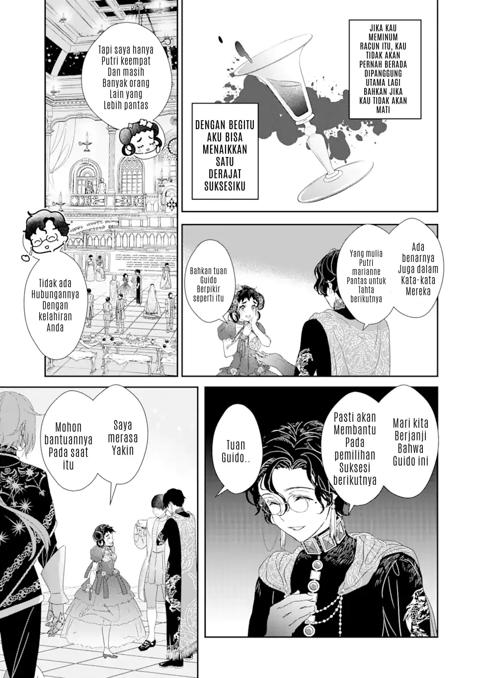 The Newbie Princess Doesn't Want a Game Over! Survive Through the Power of Simping Chapter 0.4 – halaman 7