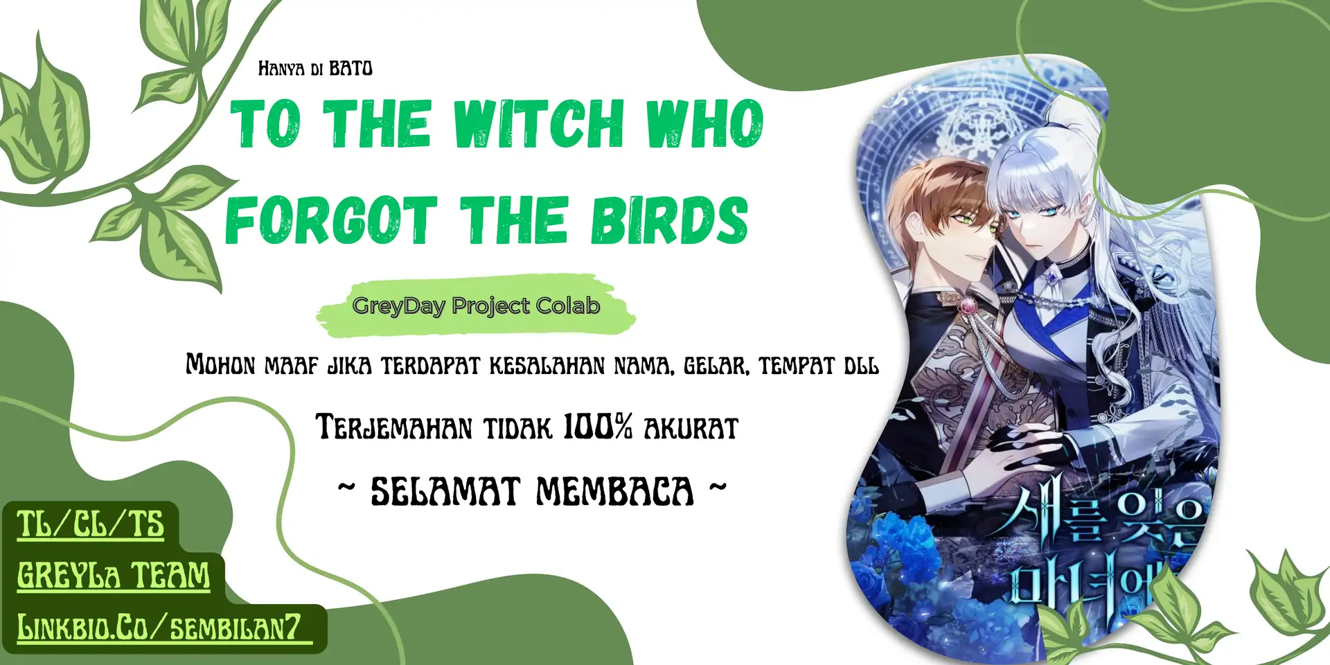 To the Witch Who Forgot Her Bird Chapter 1 – halaman 1