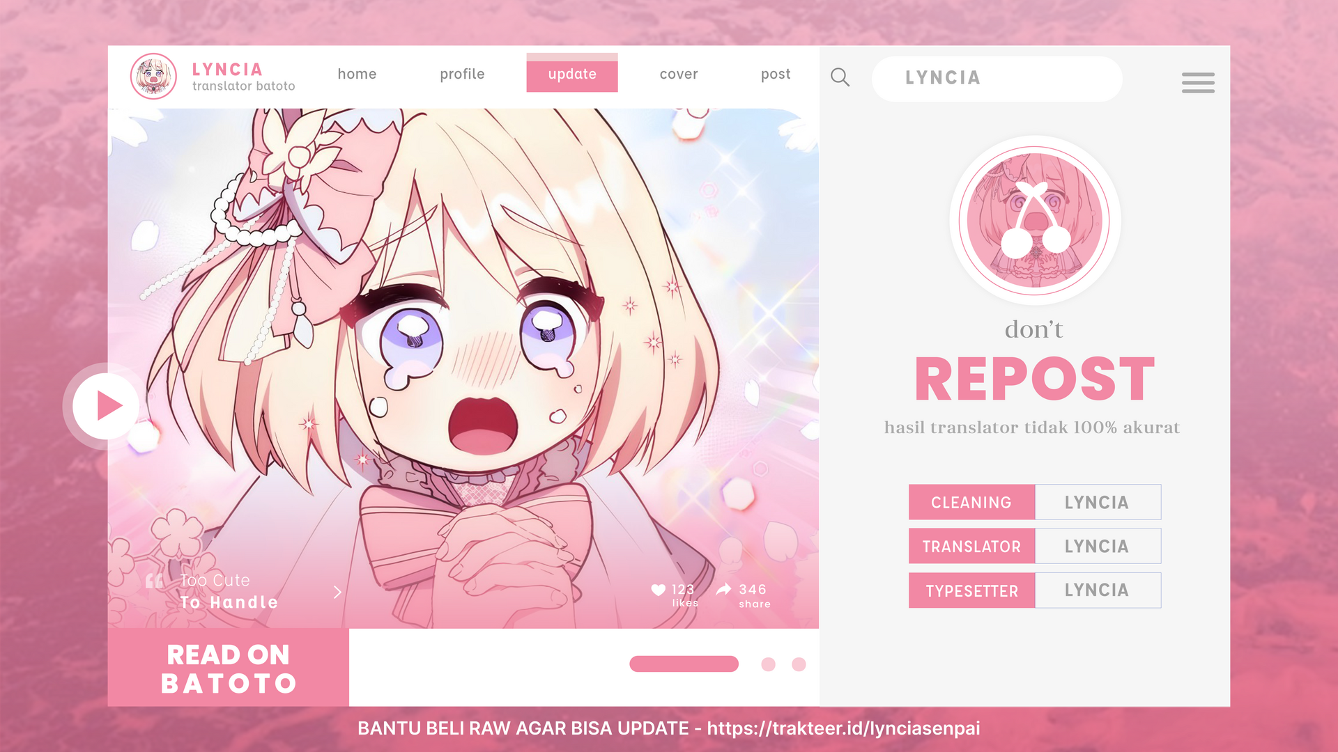 Too Cute to Handle Chapter 1 – halaman 1